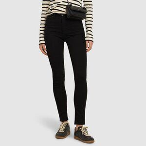 Acne Studios NEW NWT Peg Black High Waisted Jeans